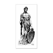 Tampons Encreurs Lady Liberty ou Columbia avec épée et bouclier (Impression)
