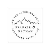 Tampons Encreurs Laisser Commencer L'Aventure | Rustique Enregistre (Impression)