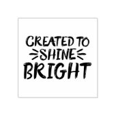 Tampons Encreurs Laissez Votre Lumière Briller Écriture Art Citatio (Impression)