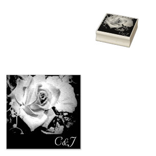 Tampons Encreurs L'amour est dans Bloom Wood Art Stamp