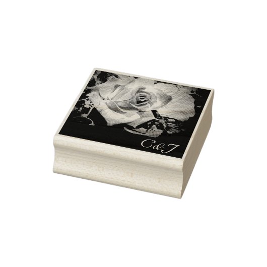 Tampons Encreurs L'amour est dans Bloom Wood Art Stamp (Tampon)
