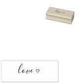 Tampons Encreurs L'amour noir avec petit coeur (Tamponné)