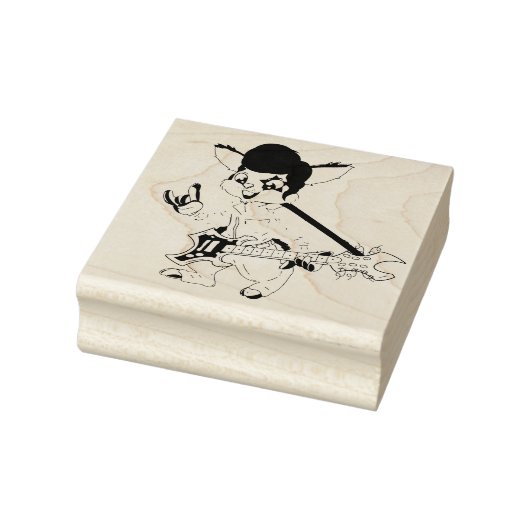 Tampons Encreurs Lapin de Pâques Rock Star | Vacances de Pâques (Tampon)