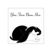 Tampons Encreurs Lapin Lapin Lapin Lop Anglais Personnalisé (Impression)