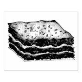 Tampons Encreurs Lasagna Lasagna Restaurant Nourriture Italienne Vi (Impression)