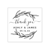 Tampons Encreurs Laurel Leaf Merci Mariage (Impression)
