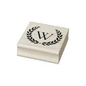Tampons Encreurs Laurel Wreath Monogramme Initial (Tampon)