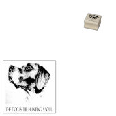 Tampons Encreurs Le chien est l'âme de la chasse (Tamponné)