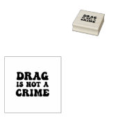 Tampons Encreurs Le Drag N'Est Pas Un Timbre Criminel (Tamponné)