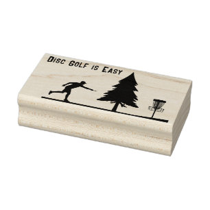 Tampons Encreurs Le golf sur disque est facile, mettre, panier, arb