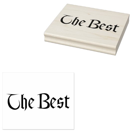 Tampons Encreurs Le meilleur timbre en caoutchouc pas de poignée (Tamponné)