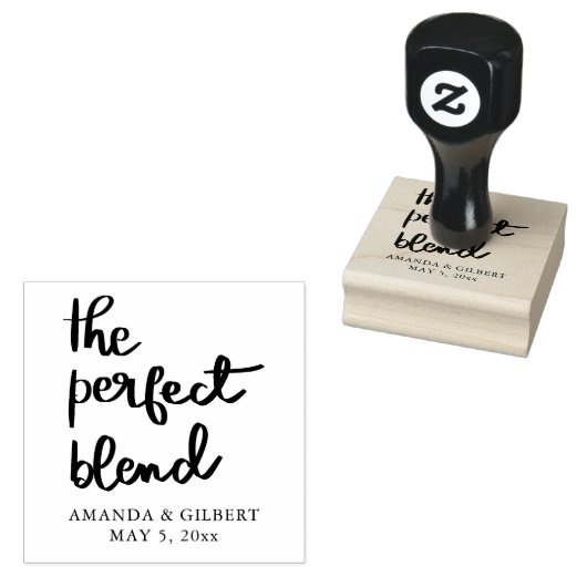Tampons Encreurs Le Mélange Parfait Mélange manuscrit Script Mariag (Tamponné)