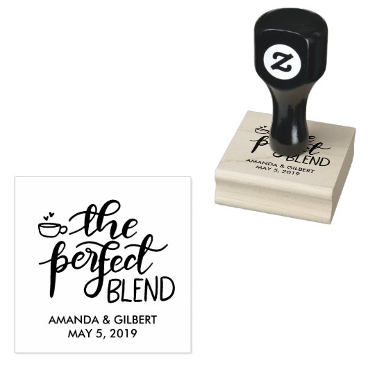 Tampons Encreurs Le Mélange Parfait Mélange manuscrit Script Mariag (Tamponné)