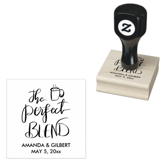 Tampons Encreurs Le Mélange Parfait Mélange manuscrit Script Mariag (Tamponné)