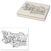 Tampons Encreurs Le Père Noël descend la cheminée (Tamponné)