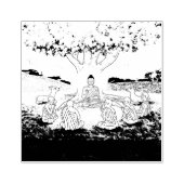 Tampons Encreurs Le premier sermon d'enseignement de Bouddha sur le (Impression)