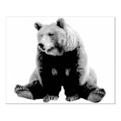 Tampons Encreurs Le Timbre de l'ours brun détendu (Impression)