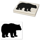 Tampons Encreurs Le Timbre De Silhouette De L'Ours Majestueux (Tamponné)