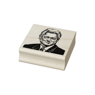 Tampons Encreurs Le timbre en caoutchouc de Bill Clinton