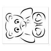 Tampons Encreurs Le Timbre En Caoutchouc Des Ours (Impression)