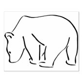 Tampons Encreurs Le Timbre Ours À peine Là (Impression)