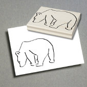 Tampons Encreurs Le Timbre Ours À peine Là