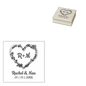 Tampons Encreurs Leaves and Wildflowers Heart (Tamponné)