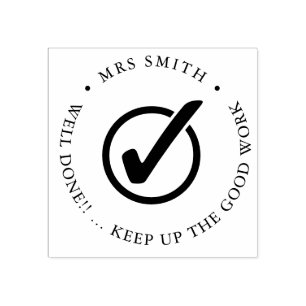 Tampons Encreurs Leçons de l'enseignant bien fait devoirs