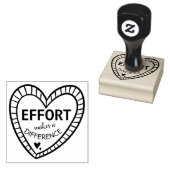 Tampons Encreurs L'Effort Fait Une Différence Enseignants Du Coeur (Tamponné)