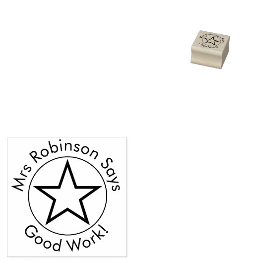 Tampons Encreurs L'Enseignant Dit Bon Travail (Tamponné)