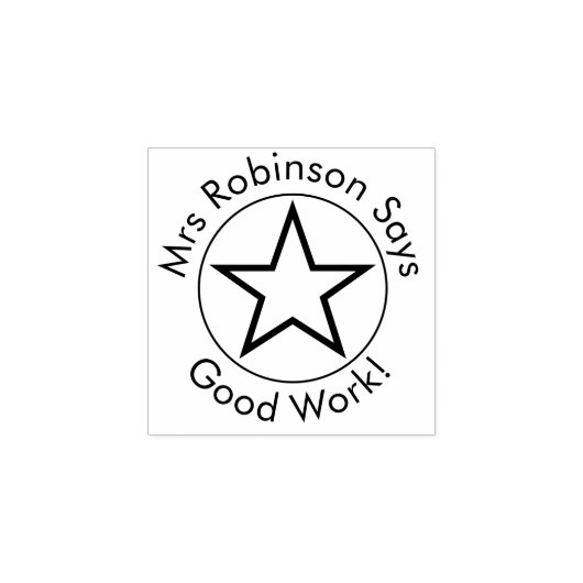 Tampons Encreurs L'Enseignant Dit Bon Travail (Impression)