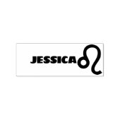 Tampons Encreurs Léo Zodiac Signe Cool Nom personnalisé Texte Mot (Impression)