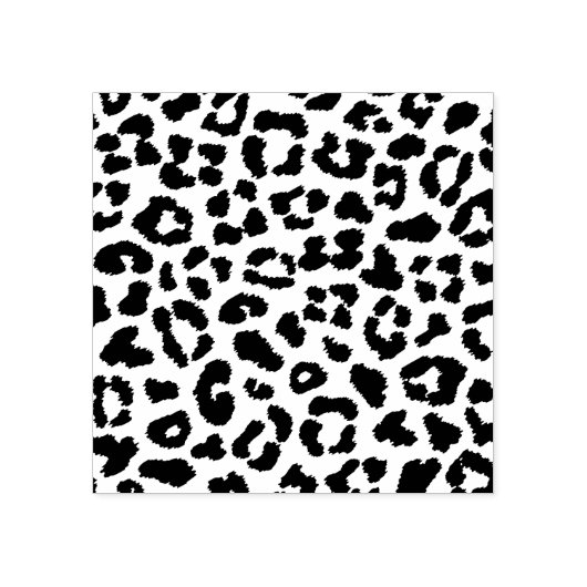 Tampons Encreurs Leopard Pattern Print Leopard Pattern Print Rubber (Impression)