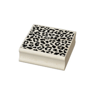 Tampons Encreurs Leopard Pattern Print Leopard Pattern Print Rubber