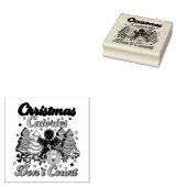 Tampons Encreurs Les calories de Noël ne comptent pas (Tamponné)