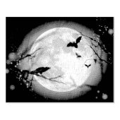 Tampons Encreurs Les chauves-souris sur la lune à l'Halloween (Impression)