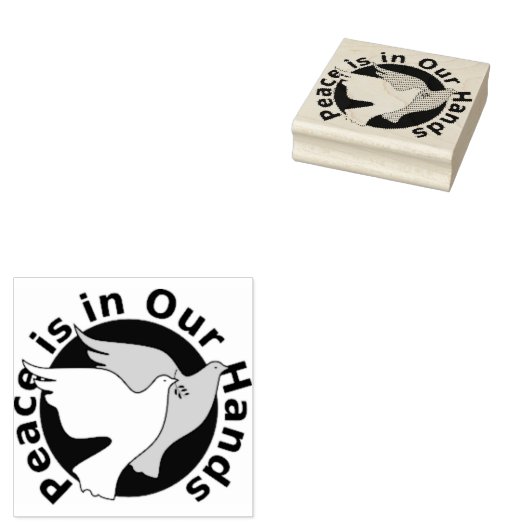 Tampons Encreurs Les colombes de la paix (Tamponné)