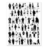 Tampons Encreurs Les habitants de New York City Timbres en caoutcho (Impression)