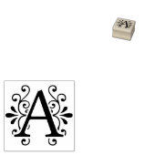 Tampons Encreurs Lettre A Monogramme (Tamponné)