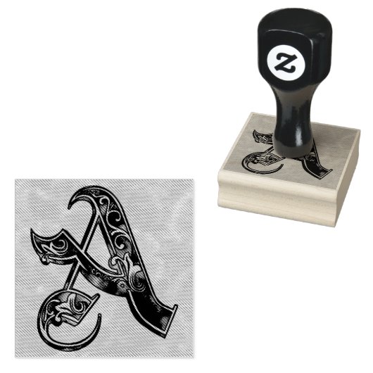 Tampons Encreurs Lettre A Timbre En Caoutchouc (Tamponné)