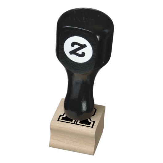 Tampons Encreurs LETTRE CLASSIQUE R MONogramme INITIAL (Tampon)