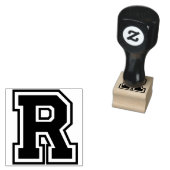 Tampons Encreurs LETTRE CLASSIQUE R MONogramme INITIAL (Tamponné)