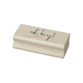 Tampons Encreurs Lettre de script de signature Oh Boy (Tampon)