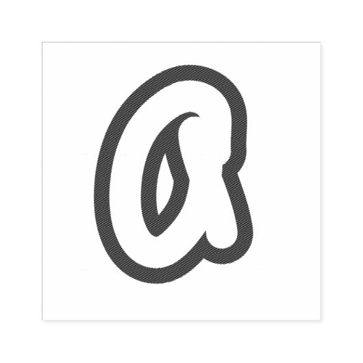 Tampons Encreurs Lettre de timbre initiale (Impression)