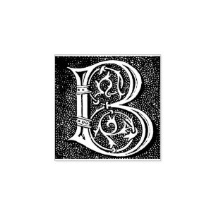 Tampons Encreurs Lettre décorative Vintage monogramme B