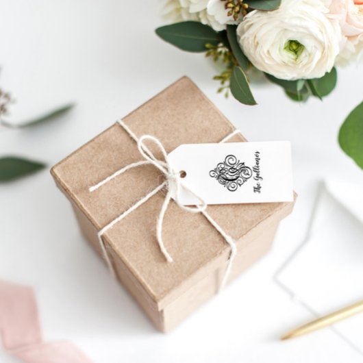 Tampons Encreurs Lettre G Nom du monogramme initial élégant