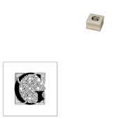 Tampons Encreurs LETTRE G Vintage Céleste Knot Monogramme (Tamponné)