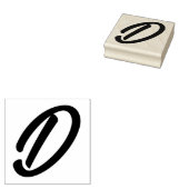Tampons Encreurs Lettre initiale D monogramme (Tamponné)