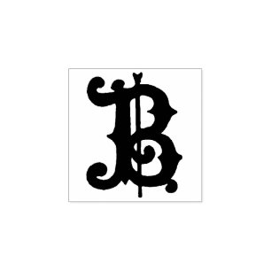 Tampons Encreurs LETTRE MÉDICALE MOYENNE B Vintage
