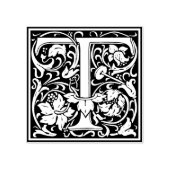 Tampons Encreurs Lettre monographie décorative T (Impression)